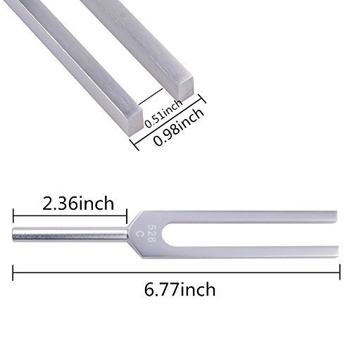528 Hz Tuning Fork, With Manufacture, Offers You Clear Tones, Which Will Show You a Great Medical Healing Instrument - Image 5