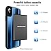 Bormmie Battery Case for iPhone X,3600mAh Portable Protective Charging Case Slim，Extended Rechargeable Battery Pack Charger Case, Compatible with Wire Headphones and Sync Through (Blue)