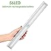 Under Cabinet Light, LOFTER Rechargeable 56-LED Wireless Motion Sensor LED Night Light for Bedroom, Wardrobe, Closet, Garage, Laundry Emergency Lighting with 2400mAh Battery (Pure White)