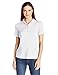 Riders by Lee Indigo Women's Morgan Short Sleeve Polo Shirt, Arctic White, Large