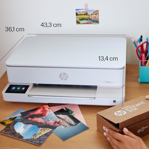 Impressora multifunções HP Envy 6120e - 3 meses de impressão em tinta instantânea com HP+