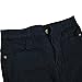 VICVIK High Waist Women Knee Skinny Denim Distressed Ripped Boyfriend Jeans (L, Black)