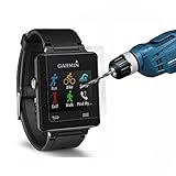 Kimilar Garmin Vivoactive Glass Screen Protector, [3-Packs] Tempered Glass Premium HD Clear Film for Garmin Vivoactive Smartwatch ,Ultra High Definition Invisible and Anti-Bubble Shield