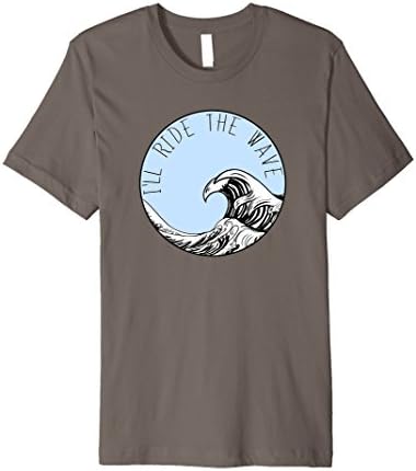 Men's I'll Ride the Wave Shirt 2XL Asphalt