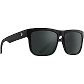 Spy Discord Discord Sunglasses Soft Matte Black with Happy Boost Black Mirror Polarized Lens + Case