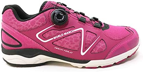 Amazon ワールドマーチ Wl3573 レディース ウォーキング スニーカー ダイヤル式 通気性 速乾 再帰反射 リフレクター メッシュ 幅広 3e World March ワールドマーチ ウォーキング