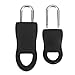 eBoot 32 Pieces Zipper Tag Zip Fixer Zipper Replacement Tag for Clothes or Bags (Black)