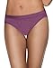 Hanes Women's Ultimate Cool Comfort Bikini, Buff/Plum/Purple/Black, 7