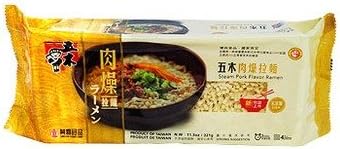 Wu-mu Steam Pork Flavor Ramen 11.3OZ(pack of 2)