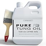 128 OZ Waterproof Tung Oil for Wood Finishing with