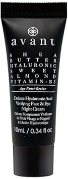 avant shea butter hyaluronic vitamin b3 seawater sweet almond