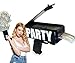 Party With Pride Money Gun, High Gloss Shiny Black, Rainmaker Handheld Cash Gun, Fake Bill Dispenser, Money Shooter (Black)