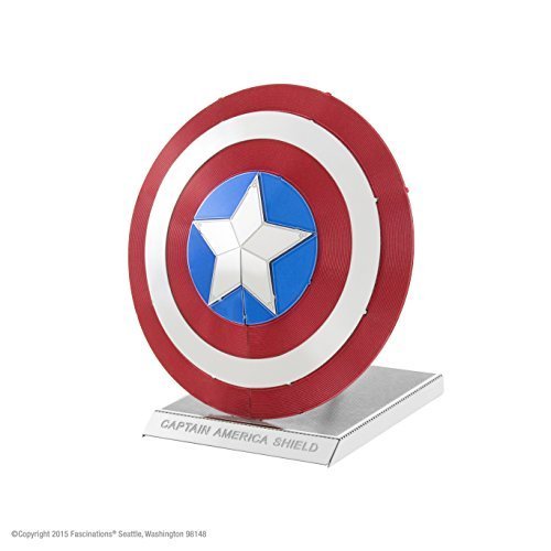 Fascinations metal earth captain america shield marvel
