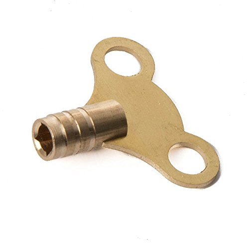 Bulk Hardware BH02832 Solid Brass Easigrip Radiator Key (2 Pack)