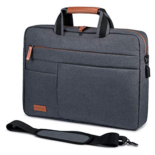 LOVEVOOK Laptoptasche 17-17.3 Zoll, Aktentasche Herren Damen, Business Tasche Arbeitstasche Schultertasche Wasserdicht, multifunktionale Notebook Macb