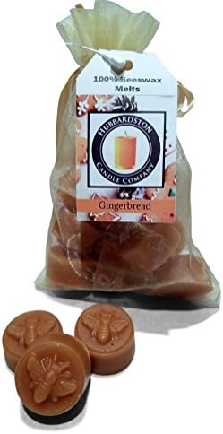 Gingerbread Scented Beeswax Melts, Hand Poured by Hubbardston Candle Company (12)