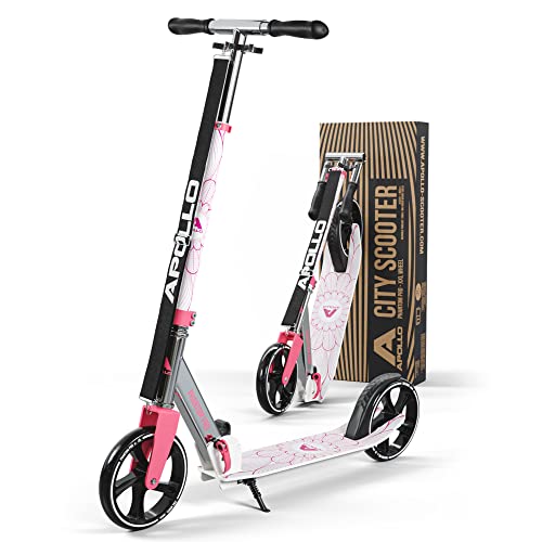 Apollo Phantom Pro City Scooter, Roller Kinder & Erwachsene, Pink