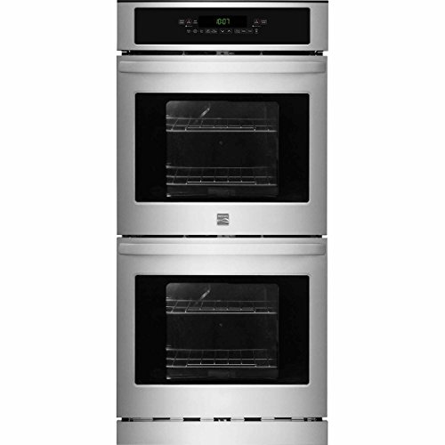 Kenmore 40253 24 Electric Self Clean Double Wall Oven Stainless Steel 