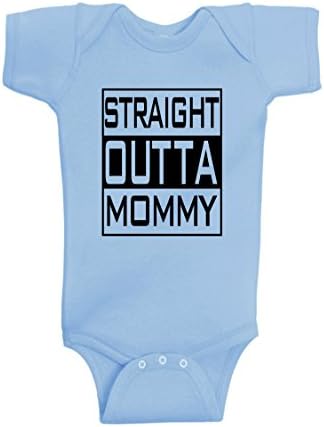 Reaxion Aiden's Corner - Handmade Funny Baby Boy &amp; Baby Girl Clothes - Straight Outta Mommy Bodysuits &amp; Shirts