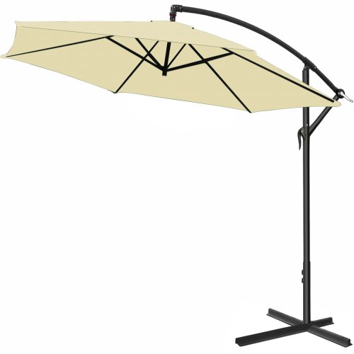Deuba Garden Parasol Outdoor Umbrella 3m Patio Hanging Banana