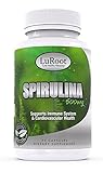 LuRoot Spirulina Superfood Non-GMO, 500 mg Powder Capsules