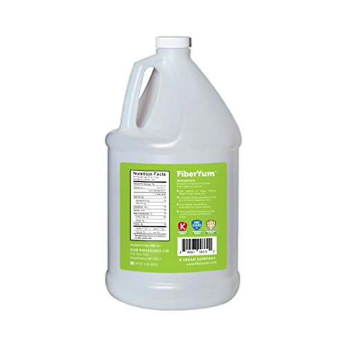 Fiber Yum Non-GMO Corn-Free Pre-Biotic Fiber IMO Syrup Sweetener, 40 Pound Keto Low Calorie Syrup
