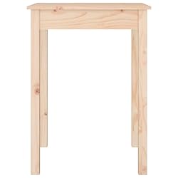 vidaXL Dining Table - Multifunctional Solid Pine