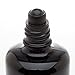 Infinity Jars Black Ultraviolet Glass Bottle 50 Ml (1.7 fl oz) w/Glass Ball Roll on Tip Screw top Bottle for Essential oil,Perfume Cosmetics, Moisturizer Airtight Round, Roller Bottles w/Black Cap
