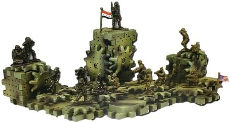83 Piece Military Gears/Bricks Set - Electric, Rotational Gear Wheels