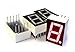 microtivity IS112 7-Segment LED Display, 1 Digit Red Common Anode (Pack of 4)