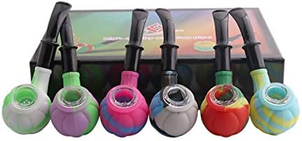Tobacco Pipes Six-Piece Set - Color Silicone Smoking Appliance Gift Box Packing
