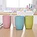 Jaunpy Unbreakable Cups for Kids Bathroom Cup Tumbler with BPA Free Set of 4 Multicolor Drinking Cups