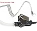 3'2 Wire Acoustic Tube Earpiece Mic Compatible with Motorola G9000 GP1200 GT9000 XTS 1500 XTS 2500 XTS 3000 XTS 3500 XTS 5000 XTS 5000R HT1000 Headset Mic
