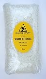 White Beeswax Bees Wax Organic Pastilles Beads Premium Prime Grade A 100% Pure 8 oz