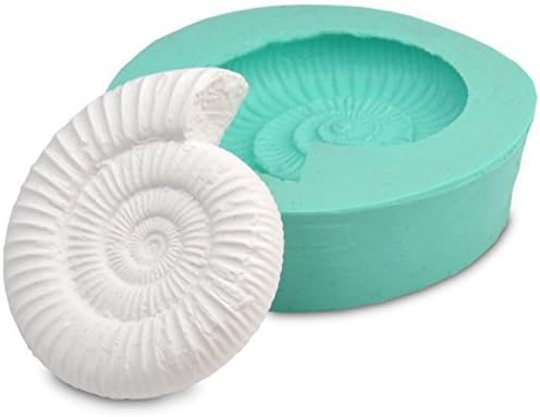 Junior Geo Small Ammonite Fossil silicone mould for making plaster casts