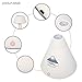 Skymore 160ml Volcano Humidifier,USB Mini Air Humidifier Cool, Mist Touch Sensitive Switch with Color LED Lights,for Office,Baby Room and Bedroom(Pink,White,Black) White