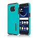 Samsung Galaxy S7 case, Incipio DualPro, Hard Shell Case with Impact-Absorbing Core Shock-Absorbing Impact-Resistant Dual-Layer Cover - Teal/Gray