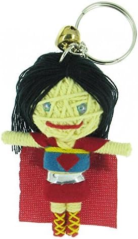 Super Woman Voodoo String Doll Keyring Keychain ( By...Hayhathailand )