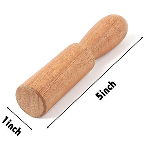 DomeStar Singing Bowl Mallet, 5 x 1 Inch Sound Bowl Stick Tibetan Singing Bowl Stick