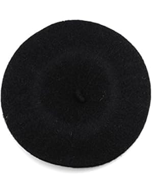 French Style Lightweight Casual Classic Solid Color Wool Beret