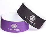 Yoga Wheel & Pose Guide by Mindful Yoga - Extra Strength, Eco-Friendly Stretching Prop, High quality Mat Material - Comfort & Safety in All Yoga Poses