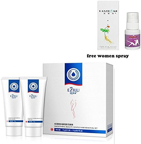 2Pcs/Set Painless Depilatory Cream Legs Depilation Cream Men And Women Body Armpit Legs Hair Removal Kit Y2+ 1 Free Gift (women spray)