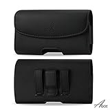 For OUKITEL K10000, K10000 PRO, Premium Leather AGOZ Pouch Case Holster with Belt Clip & Belt Loops