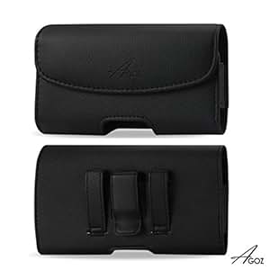 For ZTE Grand X 4 Z956 Z957, Premium Leather AGOZ Pouch