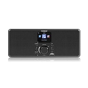 Technaxx Duitsland Internet Radio Station Draagbare Stereo Geluid WIFI 2X Luidsprekers Media Speler USB AUX Line Out 2.4…