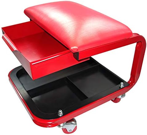 Lobinger® Workshop Chair Rolling Seat with Drawer Stool