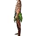 Moana Maui Tattoo T Shirt/Pants Halloween Adult Mens Women Cosplay (Brown, M)