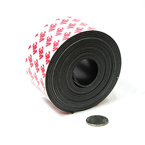 TAQTON Flexible Magnetic Tape - 2 Inch x 10 Foot. Industrial Strength With Adhesive Back for All DIY, Home and Industrial Needs