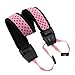 GTMax Pink Anti-Slip Soft Neoprene Camera Should/Neck Strap Belt for Canon, sony, nikon, fuji SLR Cameras with Cleaning Cloth