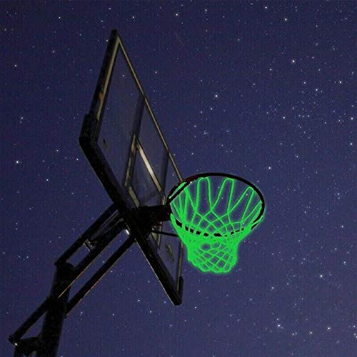 Glow in The Dark Basketball Net Basketball Hoop Light Nylon Glowing